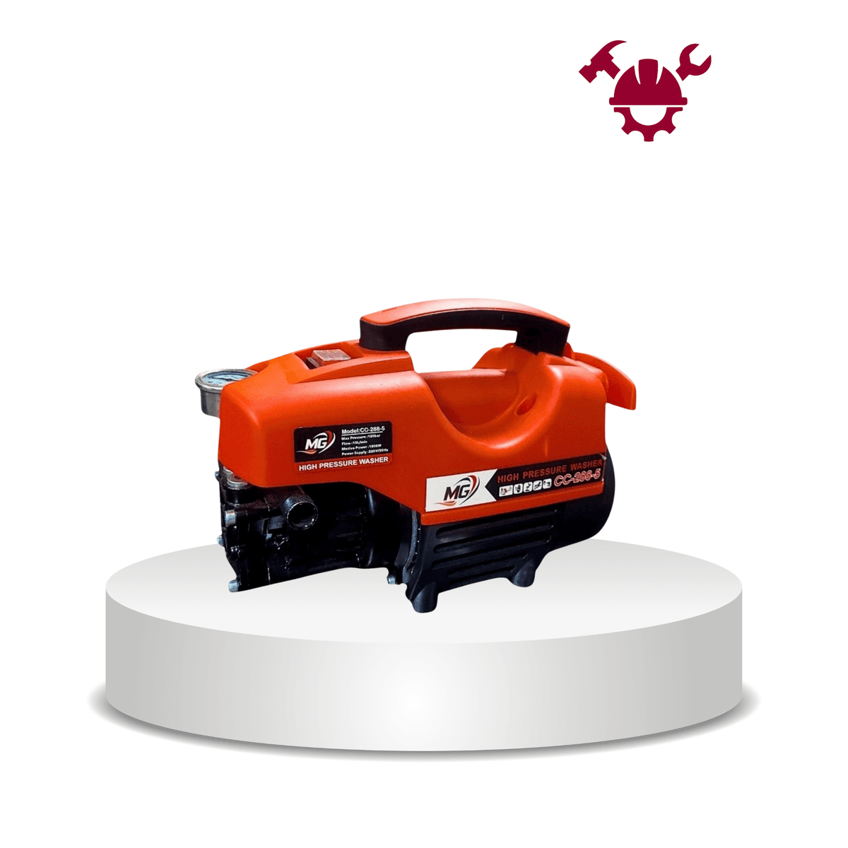 MG Red High Pressure Washer 1800W